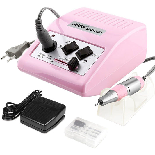 JSDA® JD500 elektrische Nagelfräser  | 30.000 U/min | Fußpedal