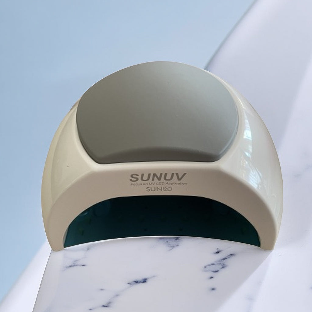 SUNUV® SUN2C UV/LED-Nagellampe für Gel, Shellac & UV-Lack | Auto-Sensor | 3 Wechselcover