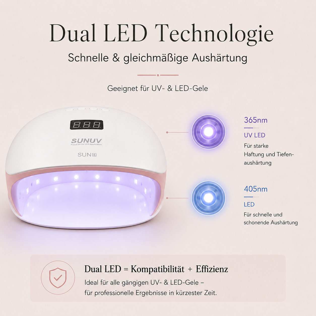 SUNUV® SUN4S UV/LED Nagellampe  | 48W | Auto-Sensor