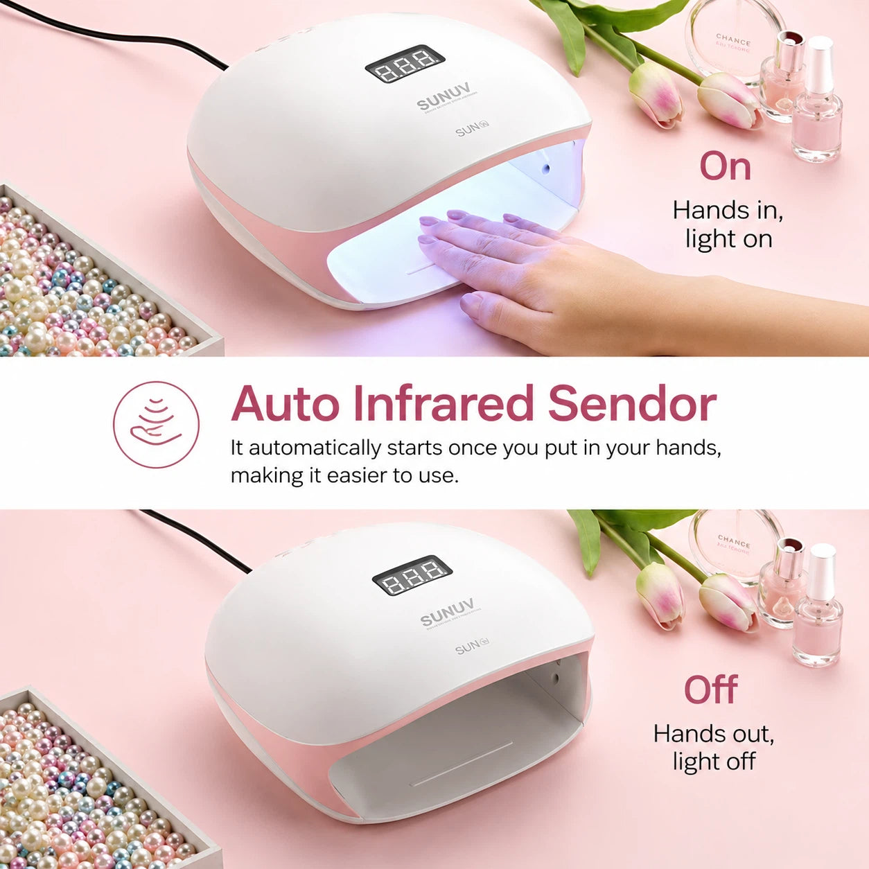 SUNUV® SUN4S UV/LED Nagellampe  | 48W | Auto-Sensor