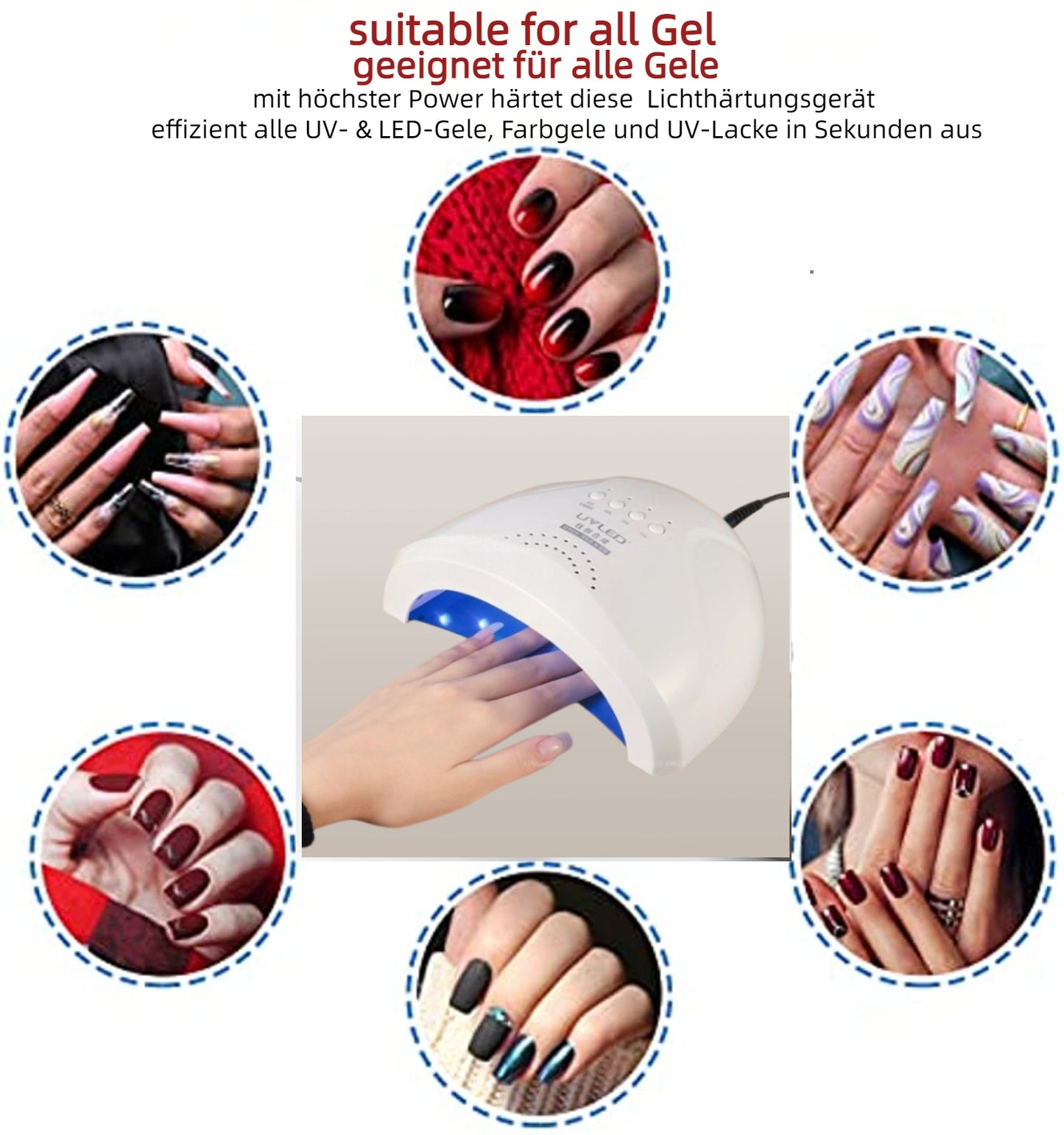 SUNUV®SUNone UV LED Nagellampe  | 36W | Auto-Sensor