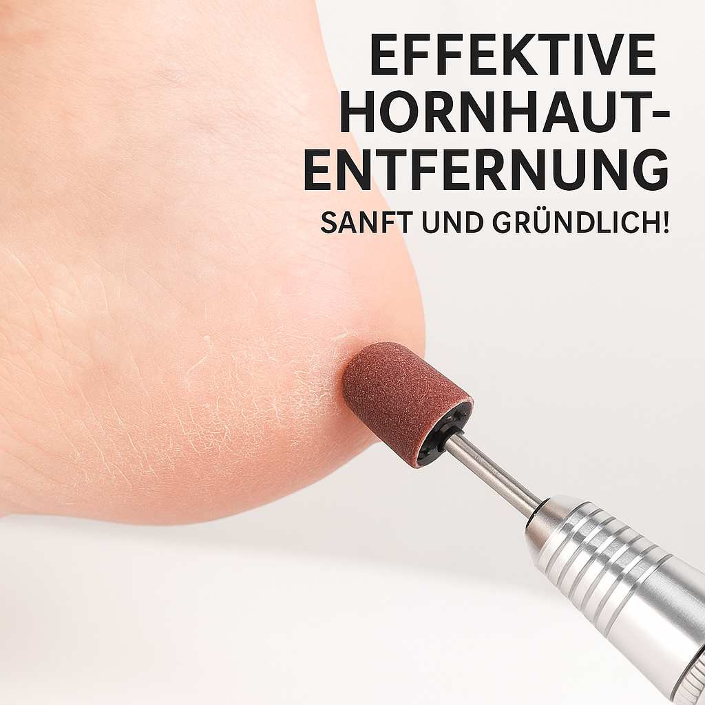 Schleifkappen mit Kunststoffkern inkl. Gummiträger | Fußpflege & Pediküre