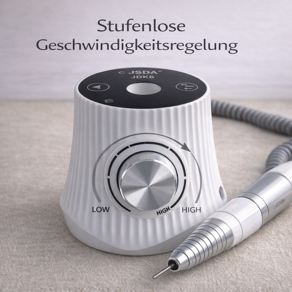 JSDA® JDK6 Nagelfräser | 30.000 U/min | Touch-Display