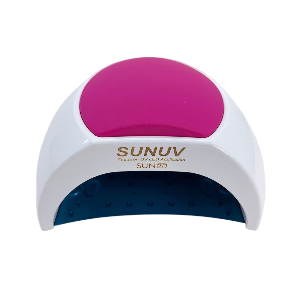 SUNUV® SUN2C UV/LED-Nagellampe für Gel, Shellac & UV-Lack | Auto-Sensor | 3 Wechselcover