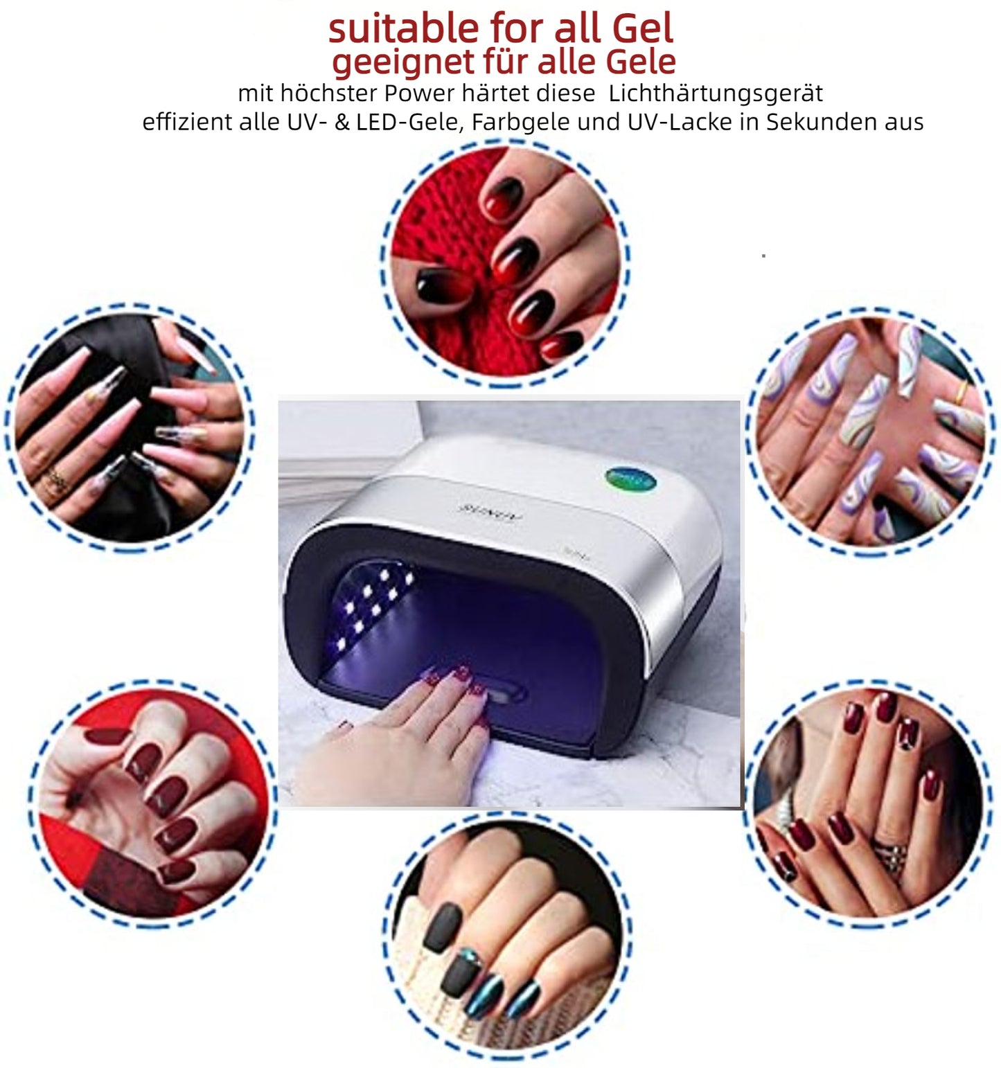 SUNUV® SUN3 UV/LED Nagellampe | 48W | Auto-Sensor